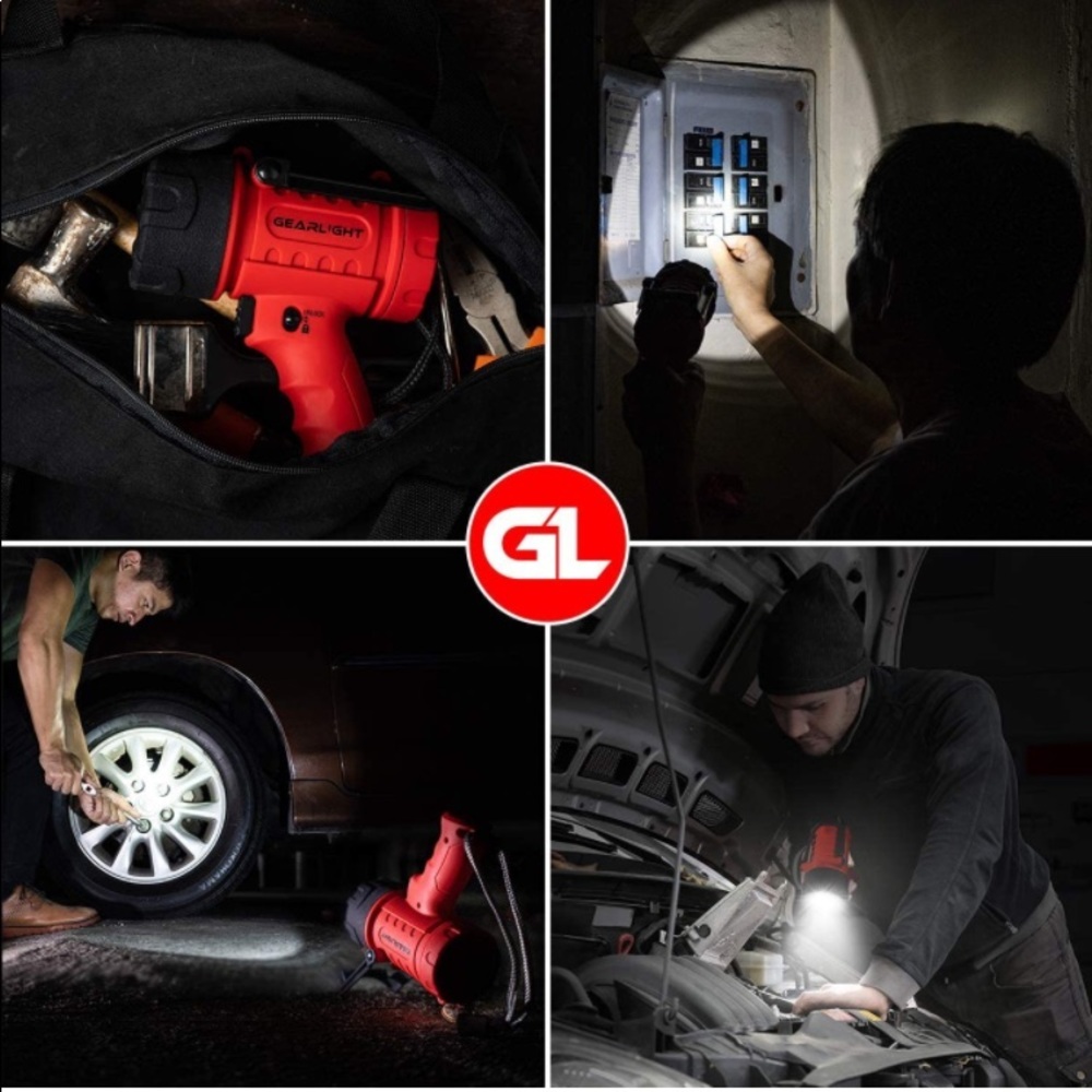 Waterproof Led Spotlight Flashlight Watchman - Hi… - image 7